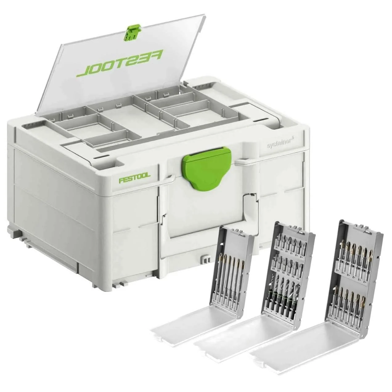 Festool SYS3 DF M 187 Attic Lid Systainer with 36-Piece Drill/Driver Bit Set