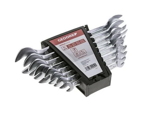 6 - 22mm Gedore Red 8-piece Double Open End Wrench Set