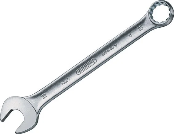 30mm Gedore Open End Wrench With 15 Degrees Angled Box End