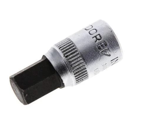 1/4" Gedore 28mm Long Pin Socket Insert for 8 mm Hexagonal Socket Screws