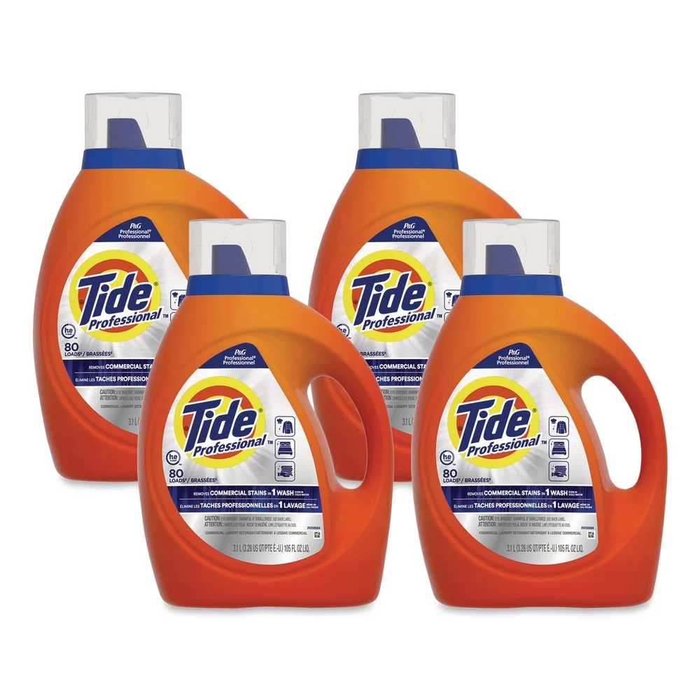 P&G Pro 105 oz Commercial HE Liquid Laundry Detergent (4/Carton)