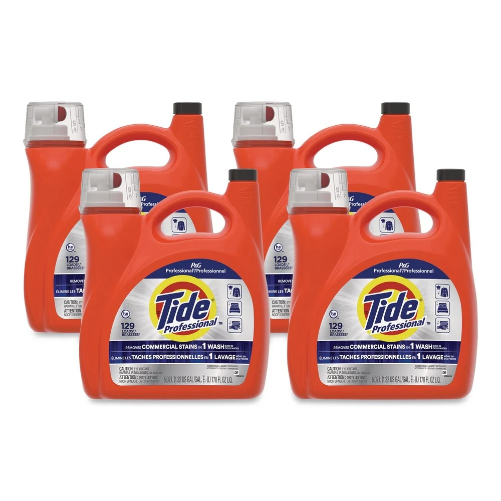P&G Pro 170 oz Commercial HE Liquid Laundry Detergent (4/Carton)