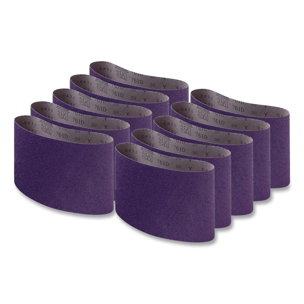 3M Regalite 9.875 in. x 29.5 in. 80Y Grit Resin Bond Cloth Belt (10/Carton)