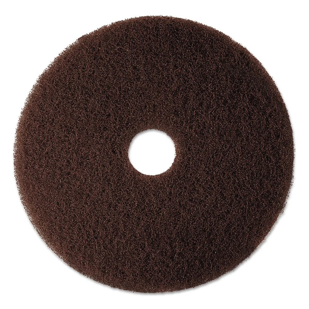 3M 20 in. Diameter Low-Speed High Productivity Floor Pad 7100 - Brown (5/Carton)