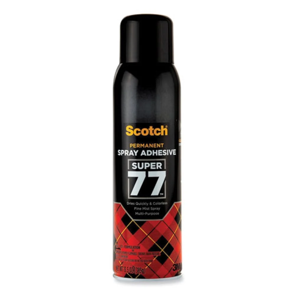 Scotch 13.57 oz. Super 77 Multipurpose Spray Adhesive - Dries Clear