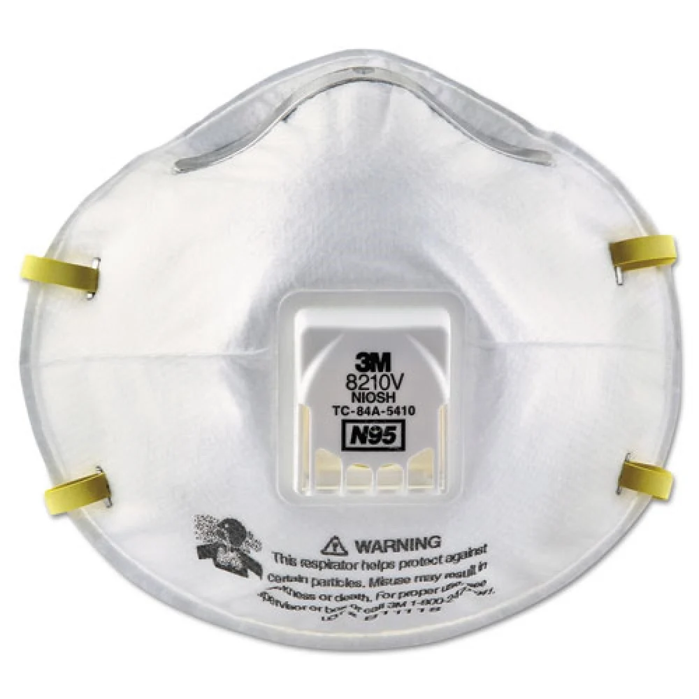 3M 8210V N95 Cool Flow Valve Particulate Respirator - Standard Size (10/Box)