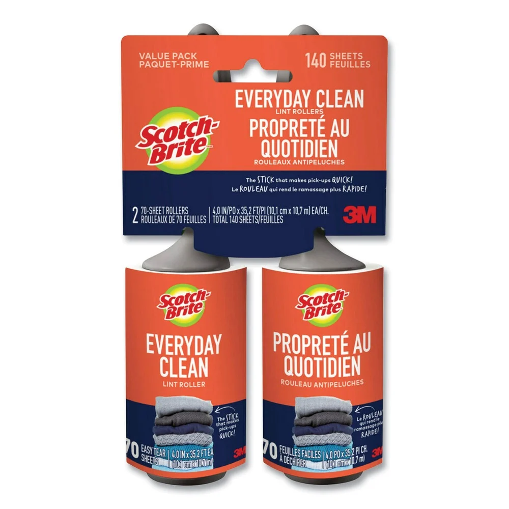 Scotch-Brite Everyday Clean Lint Roller (2/Pack)