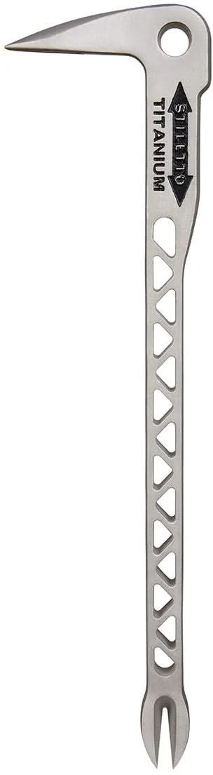 Stiletto TICLW-12 12-in. Titanium Claw Bar Nail Puller with Dimpler
