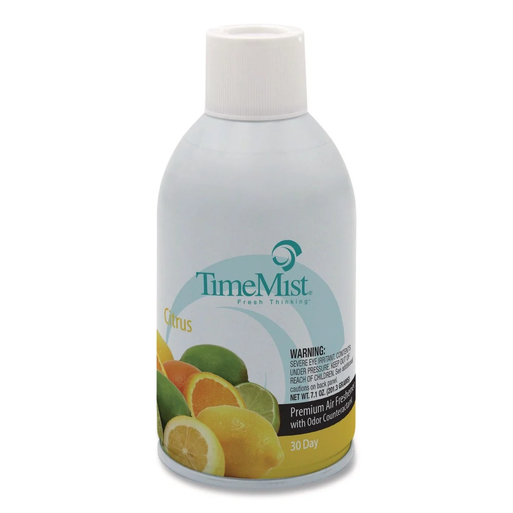 TimeMist 6.6 oz. Aerosol Spray Premium Metered Air Freshener Refills - Citrus