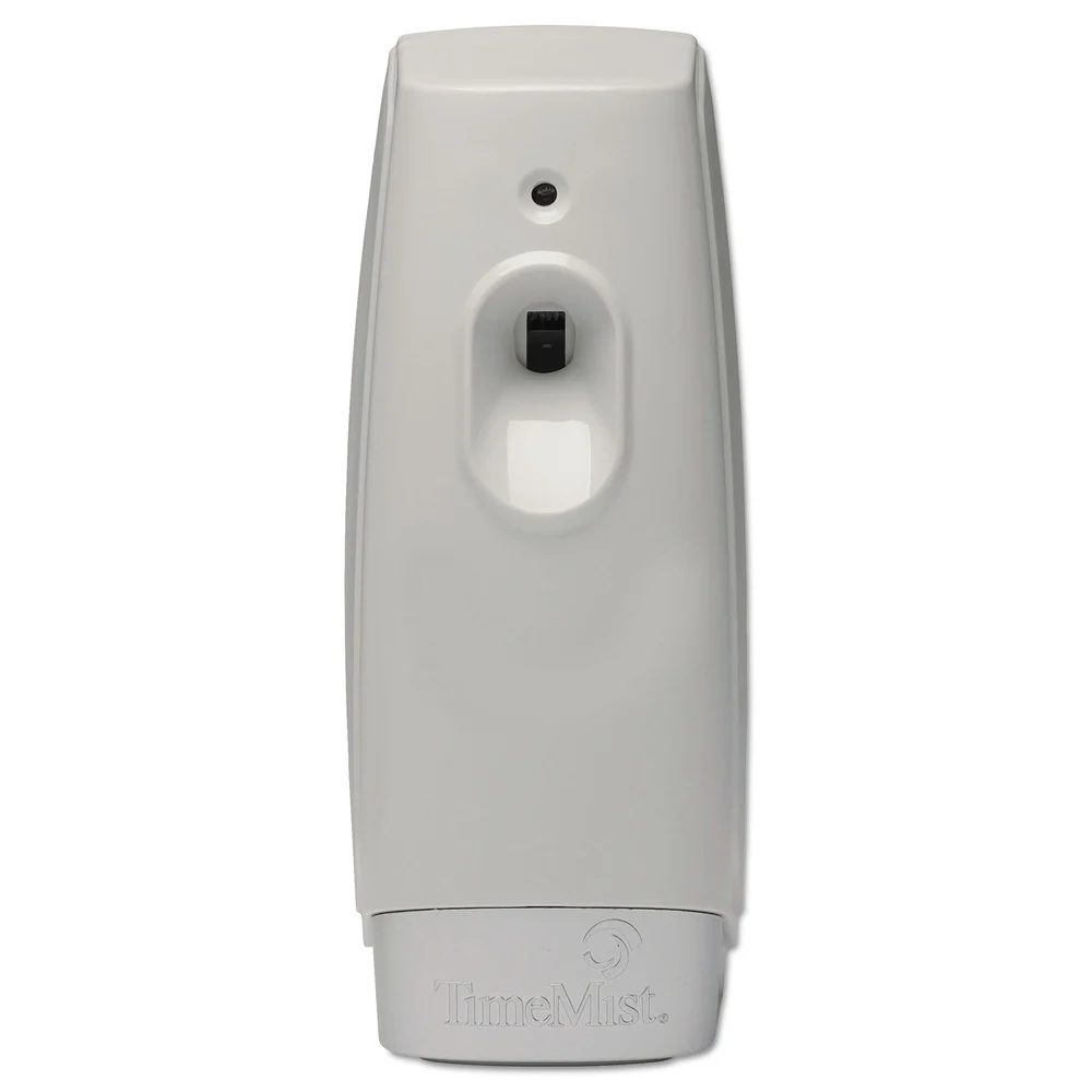 TimeMist 3.4 in. x 3.4 in. x 8.25 in. Settings Metered Air Freshener Dispenser - White
