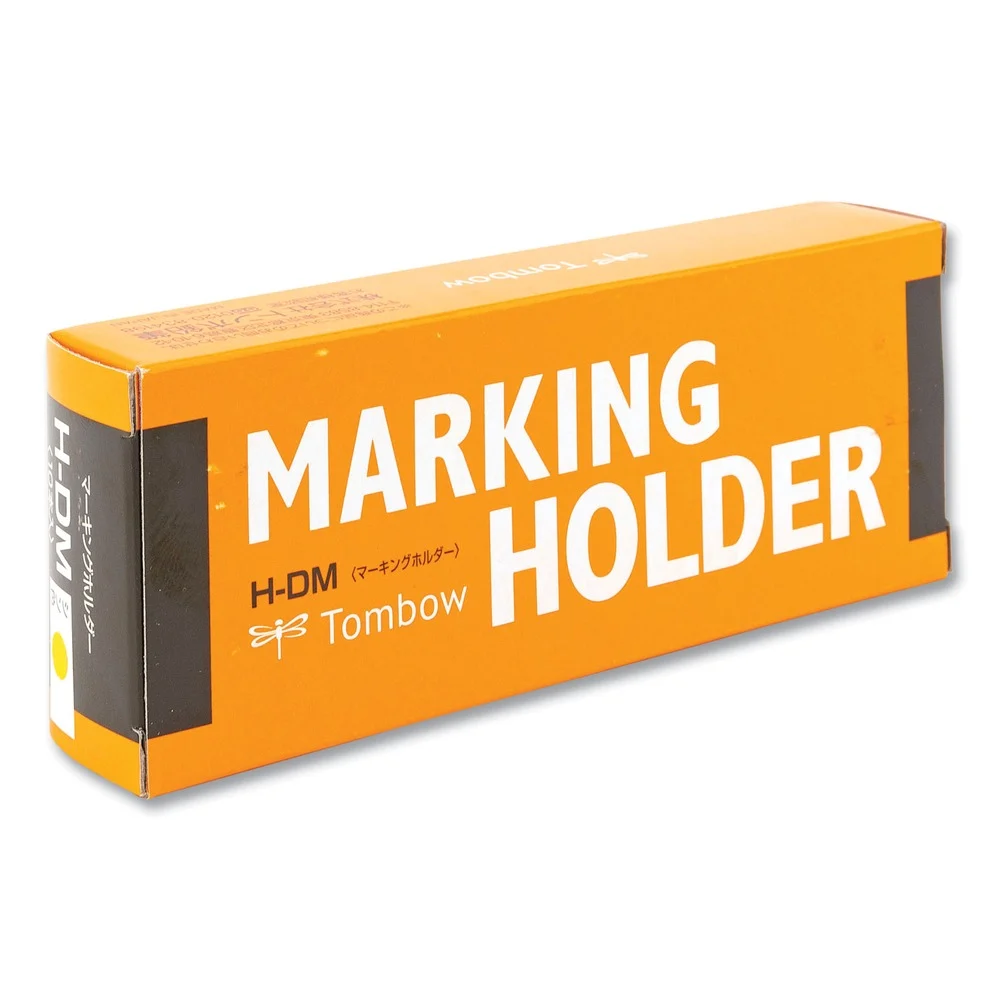 Tombow 4.4 millimeter Wax-Based Marking Pencil - Yellow Wax/Navy Blue Barrel (10/Box)