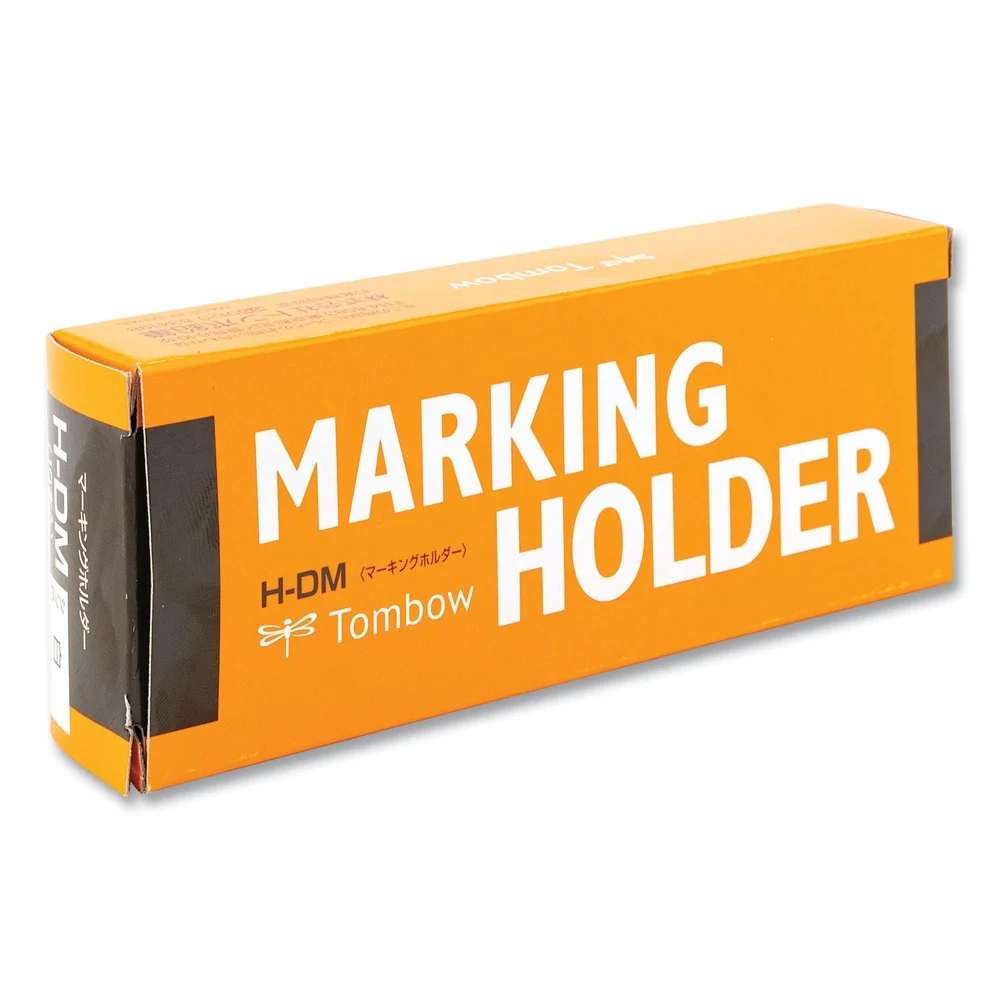 Tombow 4.4 millimeter Wax-Based Marking Pencil - White Wax/Navy Blue Barrel (10/Box)