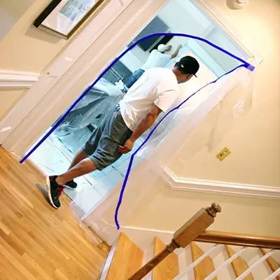 Trimaco E-Z Up® Dust Containment Door Kit - Pack of 6