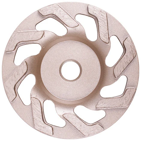 Diamond Vantage 5 x 5/8-11 inch Turbo Fan L Shape Cup Wheel, X1 Heavy Duty Grade (1 Bond)