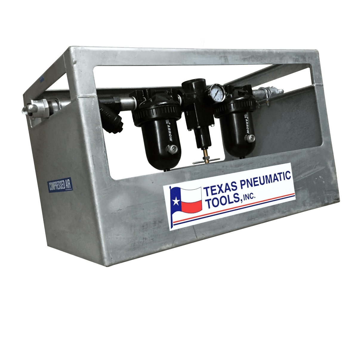 3/4" FRL System w/ Galvanized Cage, 175 CFM Maximum Flow