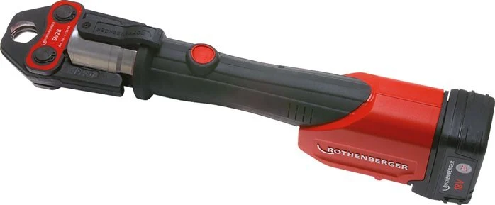 Rothenberger Electro-Hydraulic Pipe Press Tool Compact Rod Design