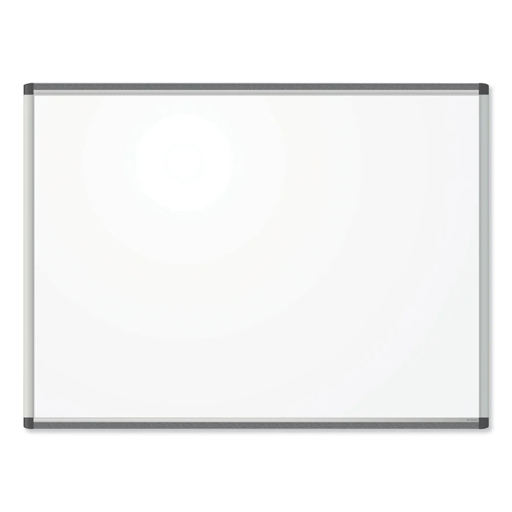 U Brands PINIT 48 in. x 36 in. Magnetic Dry Erase Board - White Surface/Satin Aluminum Frame