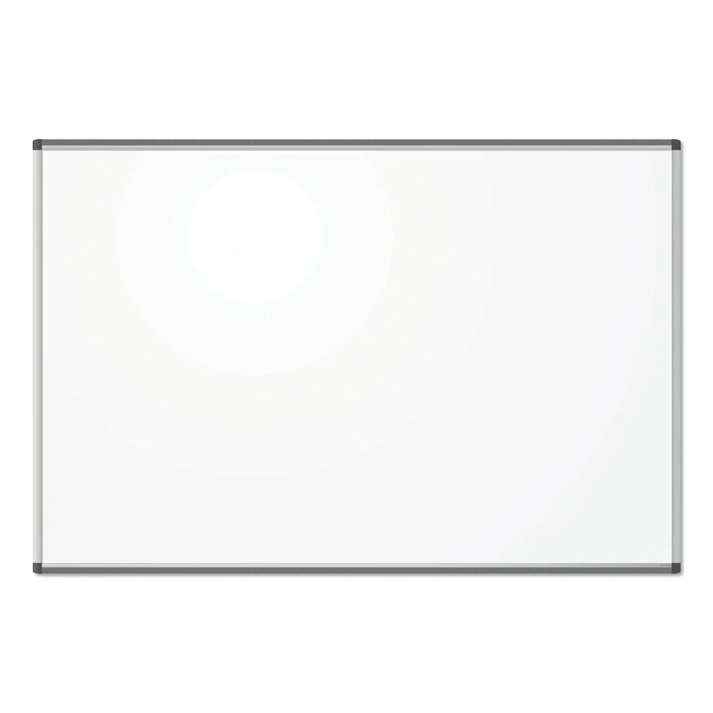 U Brands PINIT 72 in. x 48 in. Magnetic Dry Erase Board - White Surface/Satin Aluminum Frame