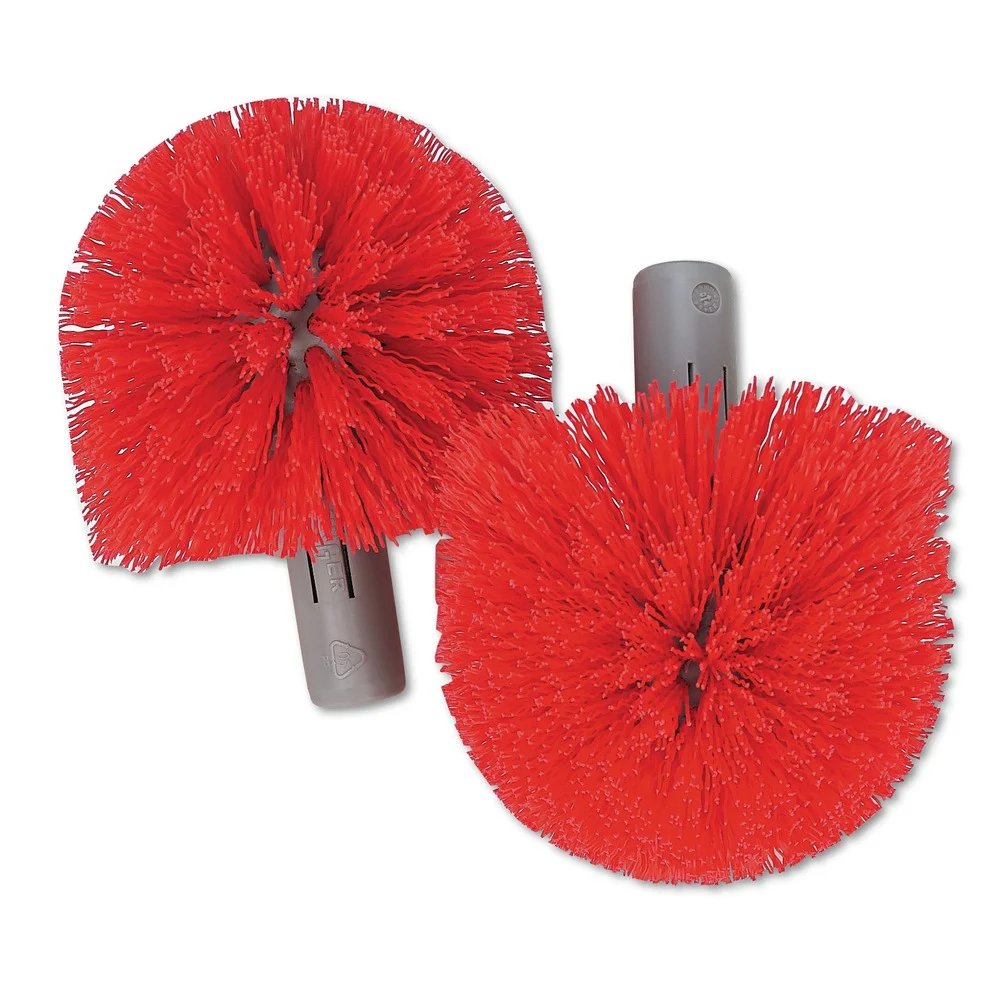 Unger Replacement Heads for Ergo Toilet-Bowl-Brush System - Red (5 Packs/Carton)