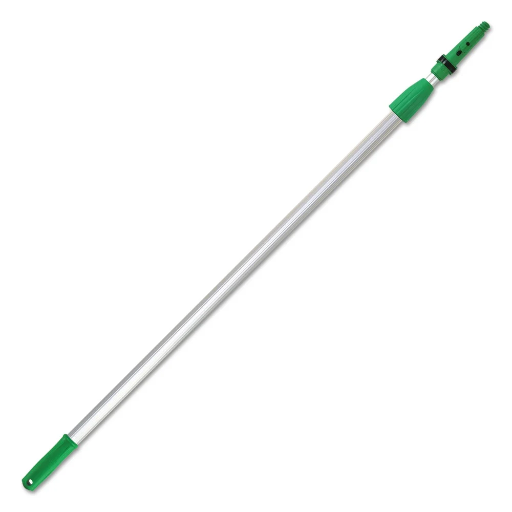 Unger 8 ft. Two Sections Opti-Loc Aluminum Extension Pole - Green/Silver