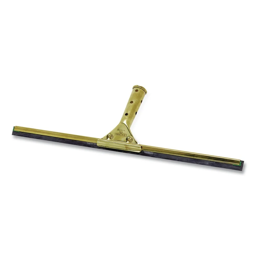 Unger Golden Clip 18 in. Wide Blade 4.5 in. Handle Brass Squeegees