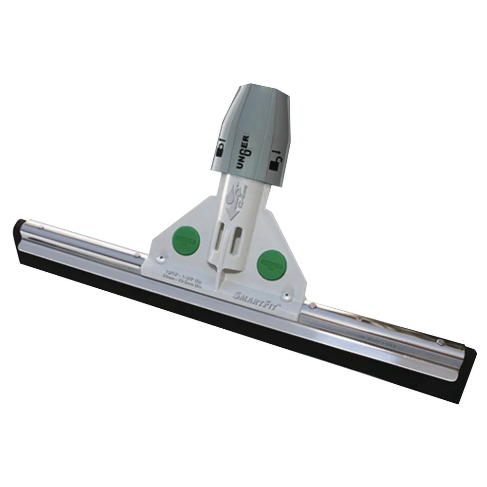 Unger Water Wand 30 in. Wide Blade 4 in. Handle Heavy Duty Squeegee with Socket and Twin Foam Rubber Blades