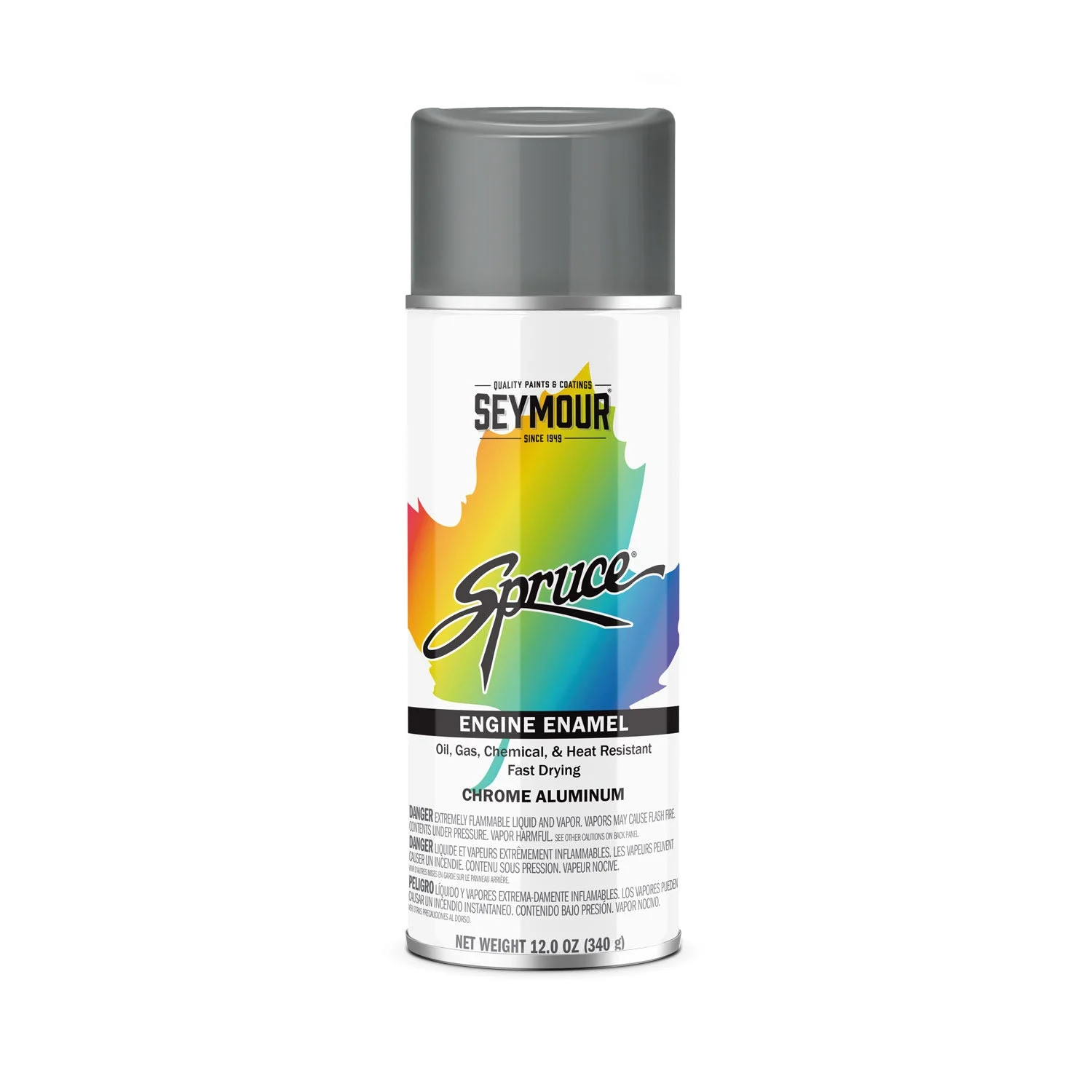Seymour Spruce Heat-Resistant Engine Enamel Spray Pain - Case of 12