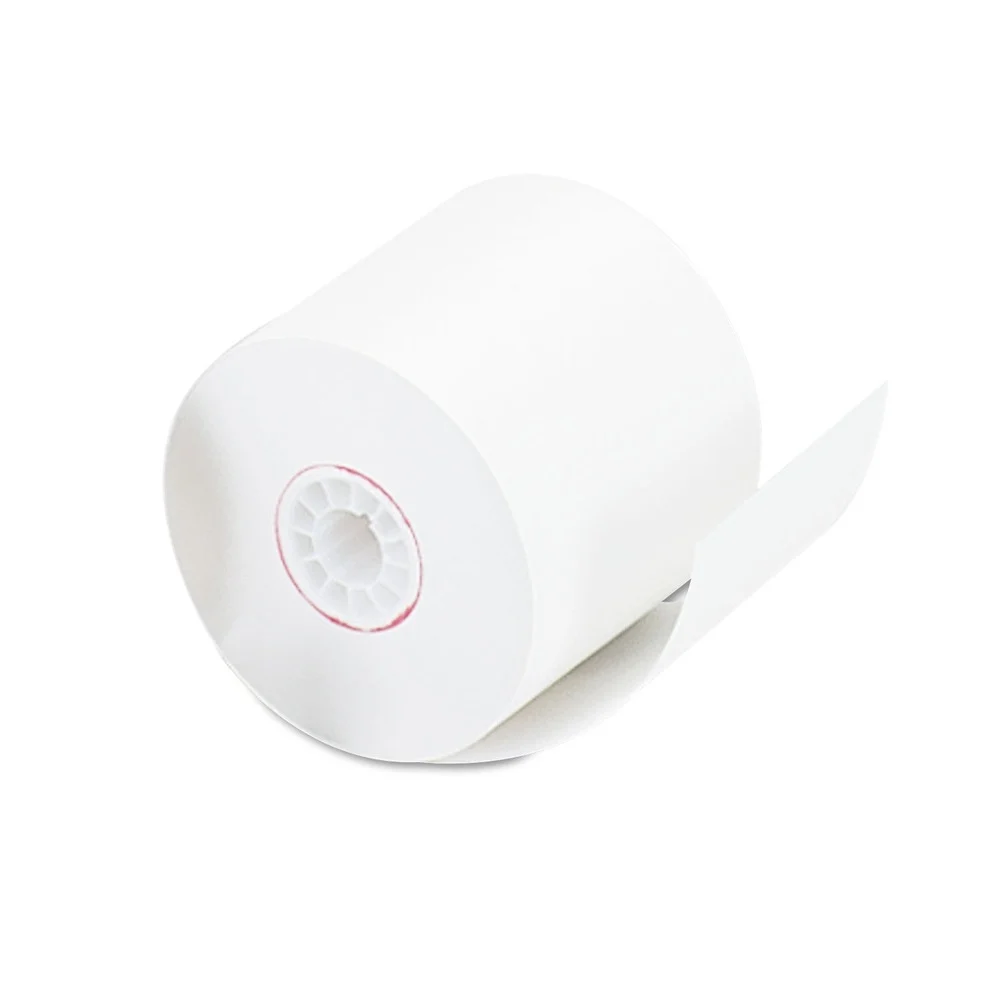 Universal 0.5 in. Core 2.25 in. x 128 ft. Impact and Inkjet Print Bond Paper Rolls - White (1 Roll)