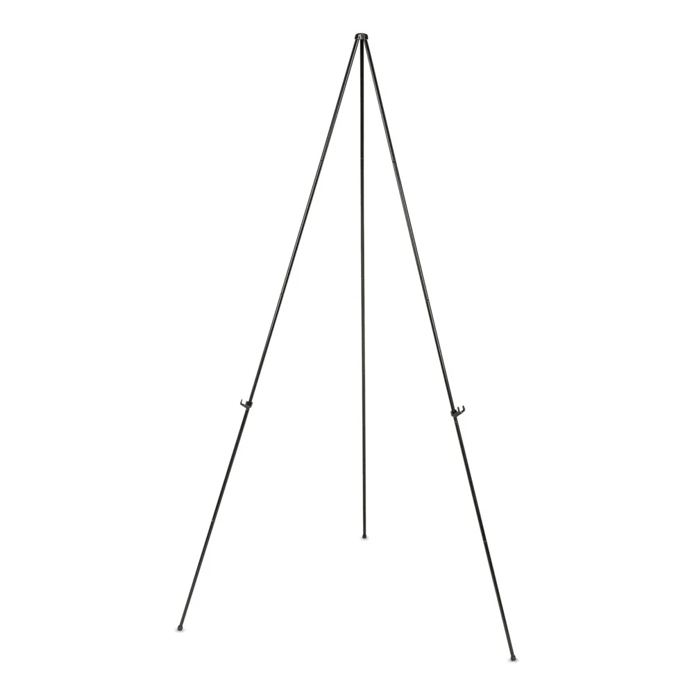 Universal Instant Setup 15 in. - 61 in. Steel Foldaway Easel - Black