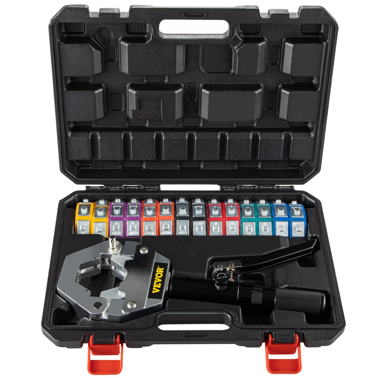 71500 A/C Hose Crimper Tool Kit Manual Hydraulic Crimper Portable Crimping