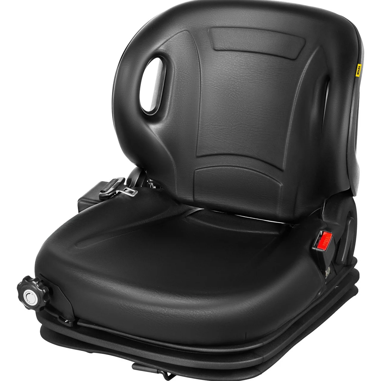 Tractor Seat, Suspension Seat with 70ø Adjustable Backrest, Forklift Seat Compatible With Toyota Tractors, Forklifts, Suspension Tractor Seat and Forklift Seat with Seat Belt for Replacement