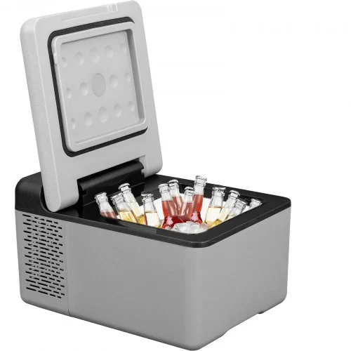 12 Volt Refrigerator 10 Qt, Portable Mini Freezer (-4?~68?) W/APP Control Car Compressor Fridge Cooler 12V/24V DC and 110-220V AC For Camping, Road Trip, Travel, Outdoor and Home