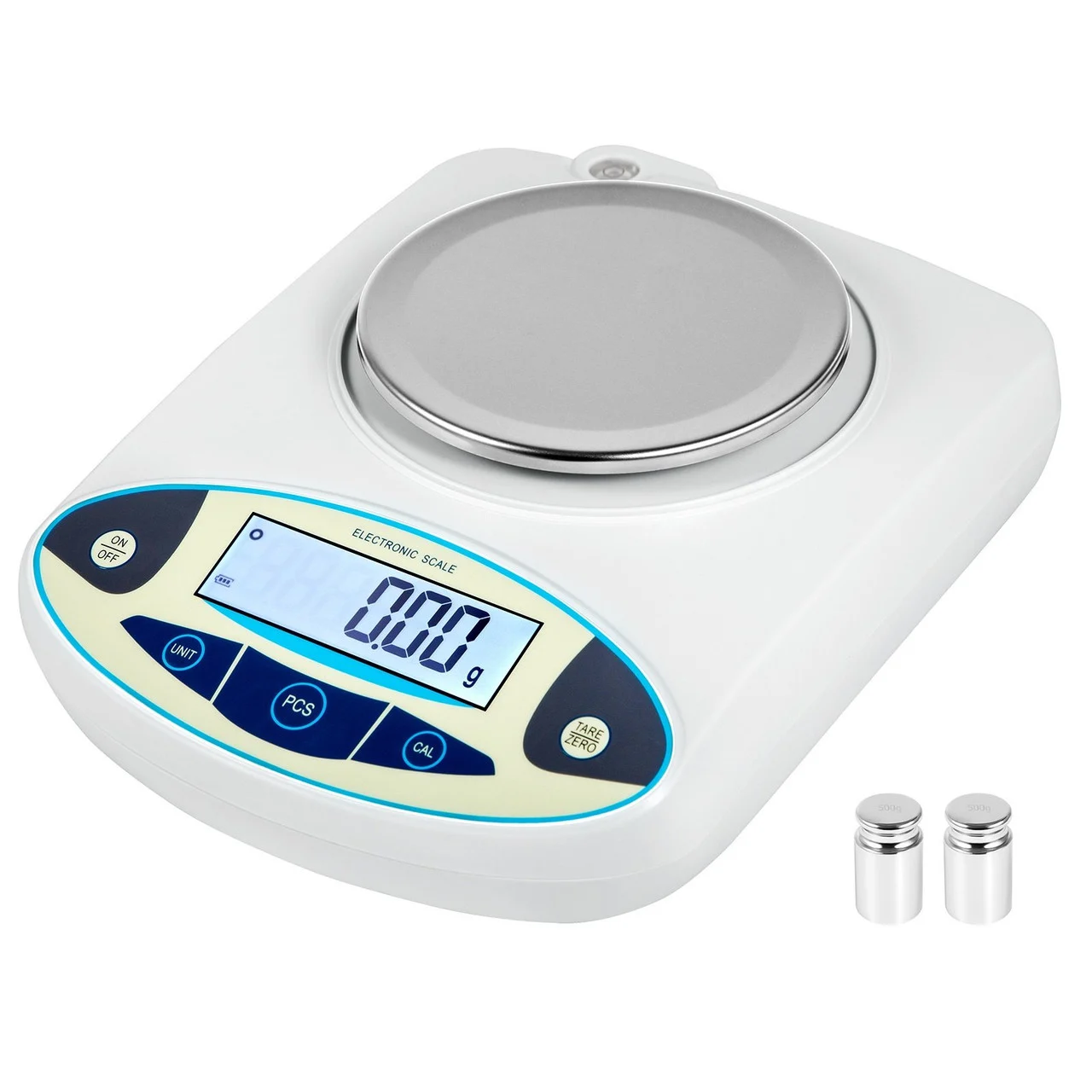 Lab Scale Analytical Balance, 3000g x 0.01g Accuracy High Precision Lab Scale 13 Units Conversion Scientific Digital Laboratory Balance Scale for Lab, Jewelry, Industrial, Business(3000g, 0.01g)