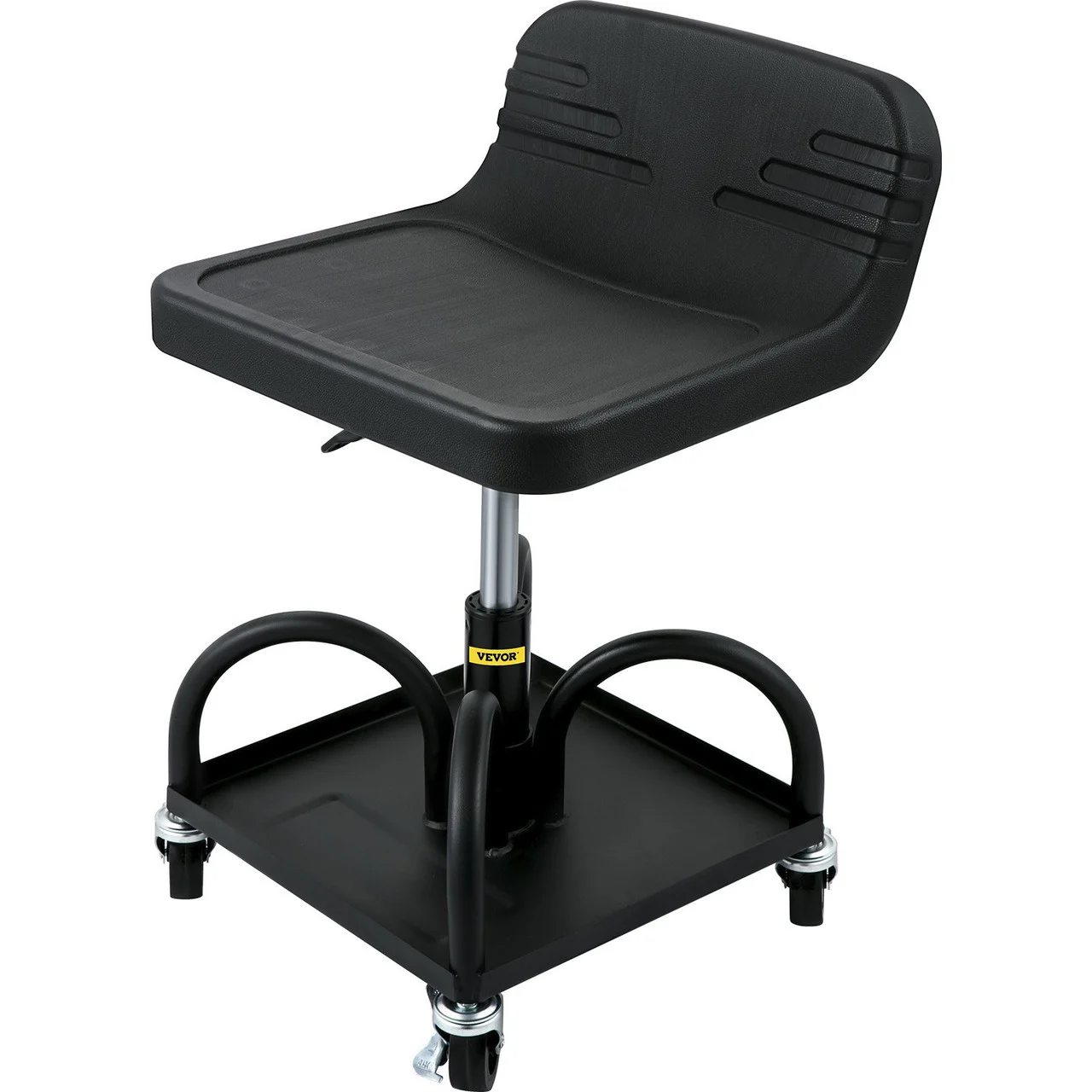Rolling Garage Stool 300LBS Adjustable Mechanic Work Shop Seat w/Casters