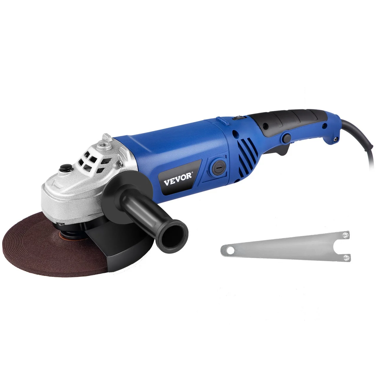 Angle Grinder, 7 Inch Powerful Grinder Tool 15 Amp Power Grinder with Variable Speed and 360ø Rotational Guard, 8000rpm Power Angle Grinders for Cutting and Grinding Metal, Stone, Wood, etc (Discontinued) See 1000GAG1570-01