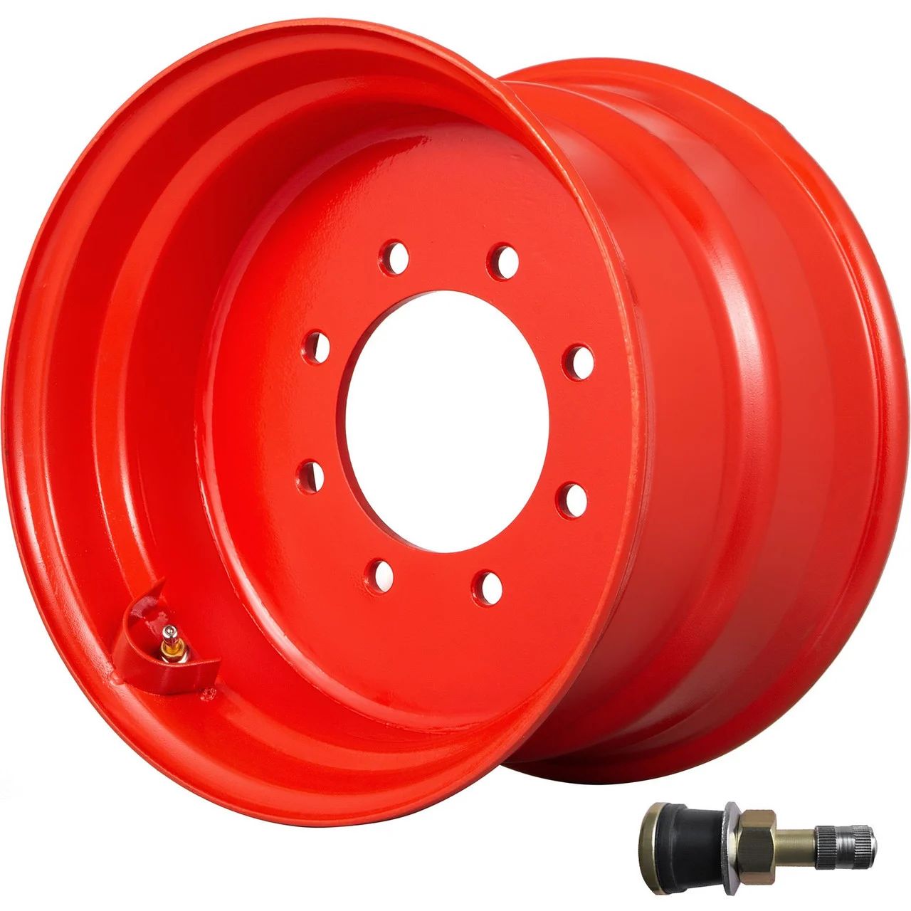 Skid Steer Wheel/Rim for Bobcat 742, 743, 751, 753, 763, 773 Red 16.5"X8.25"X8