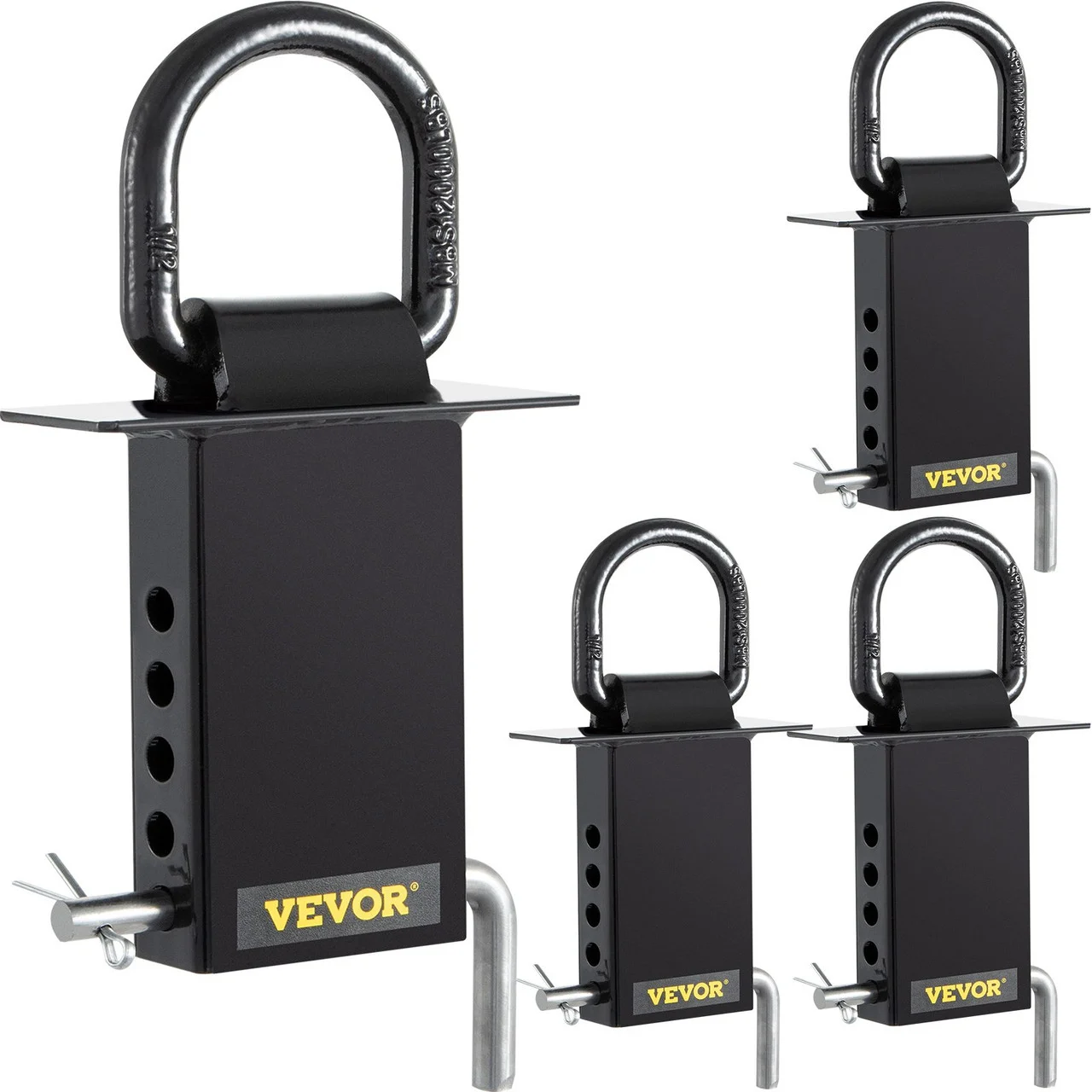 Stake Pocket D Ring 4 Pack 16200 lbs Removable Iron D Rings Truck Trailer