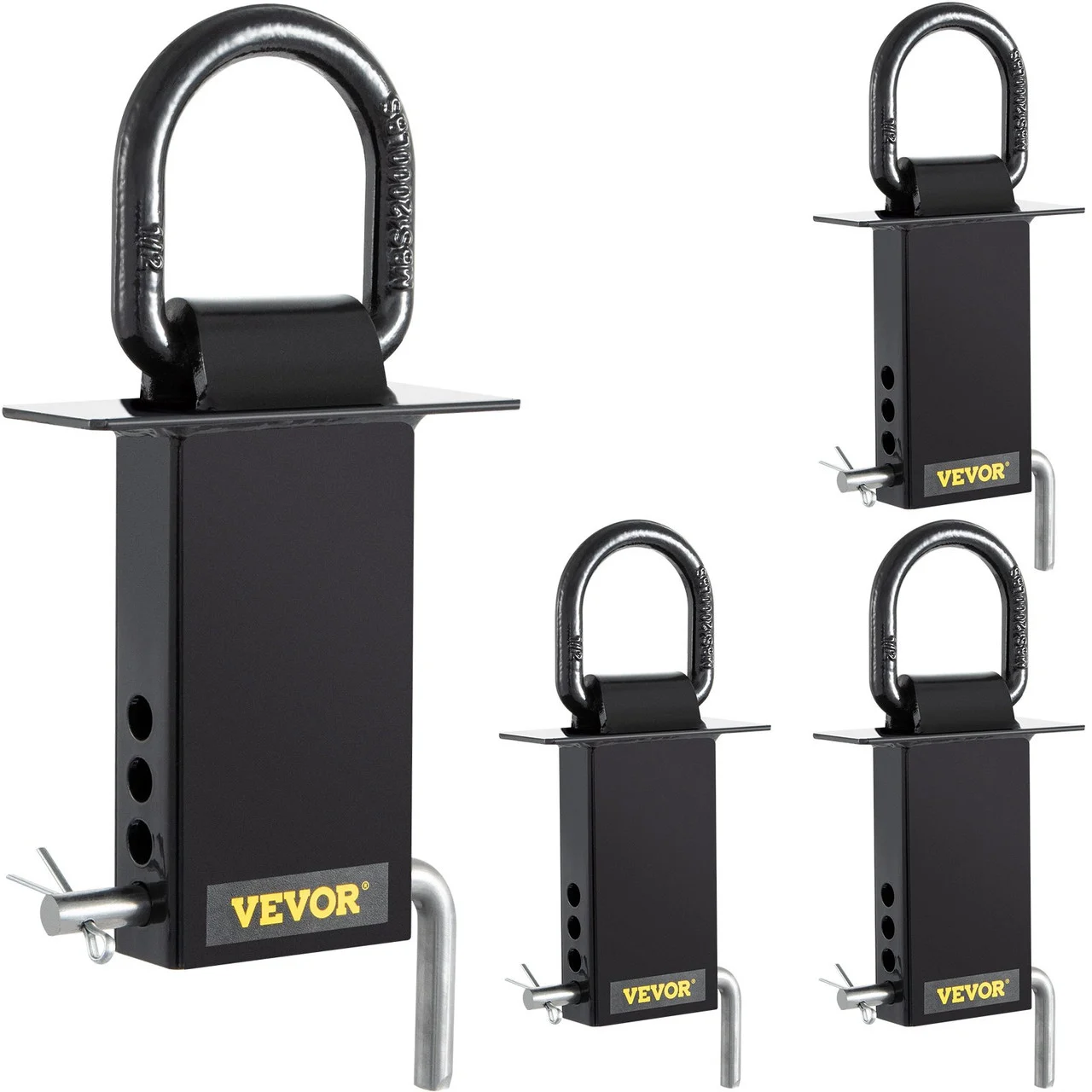 Stake Pocket D Ring 4 Pack 12000 lbs Removable Iron D Rings Truck Trailer