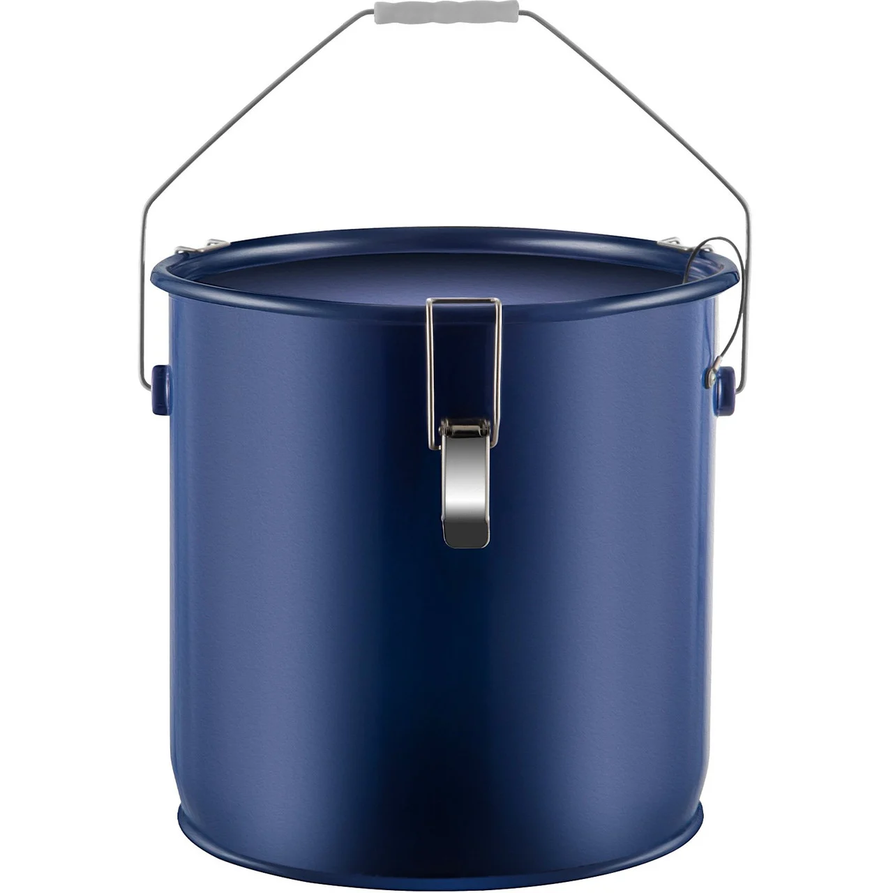 Fryer Grease Bucket 6 Gal Oil Disposal Caddy Steel Fryer Oil Bucket w/Rust-proof Coating 22.7L Oil Transport Container w/Lid & Lock Clips Oil Caddy w/Filter Bag For Hot Cooking Oil Filtering