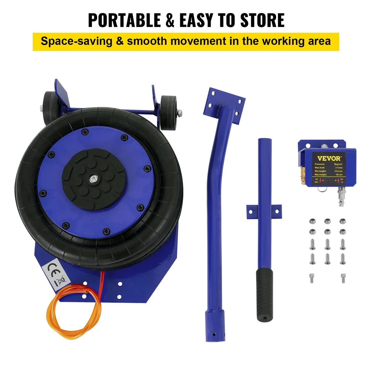 Triple Bag Air Jack Pneumatic Jack 6600lbs Heavy Duty Heavy Load Pneumatic Air