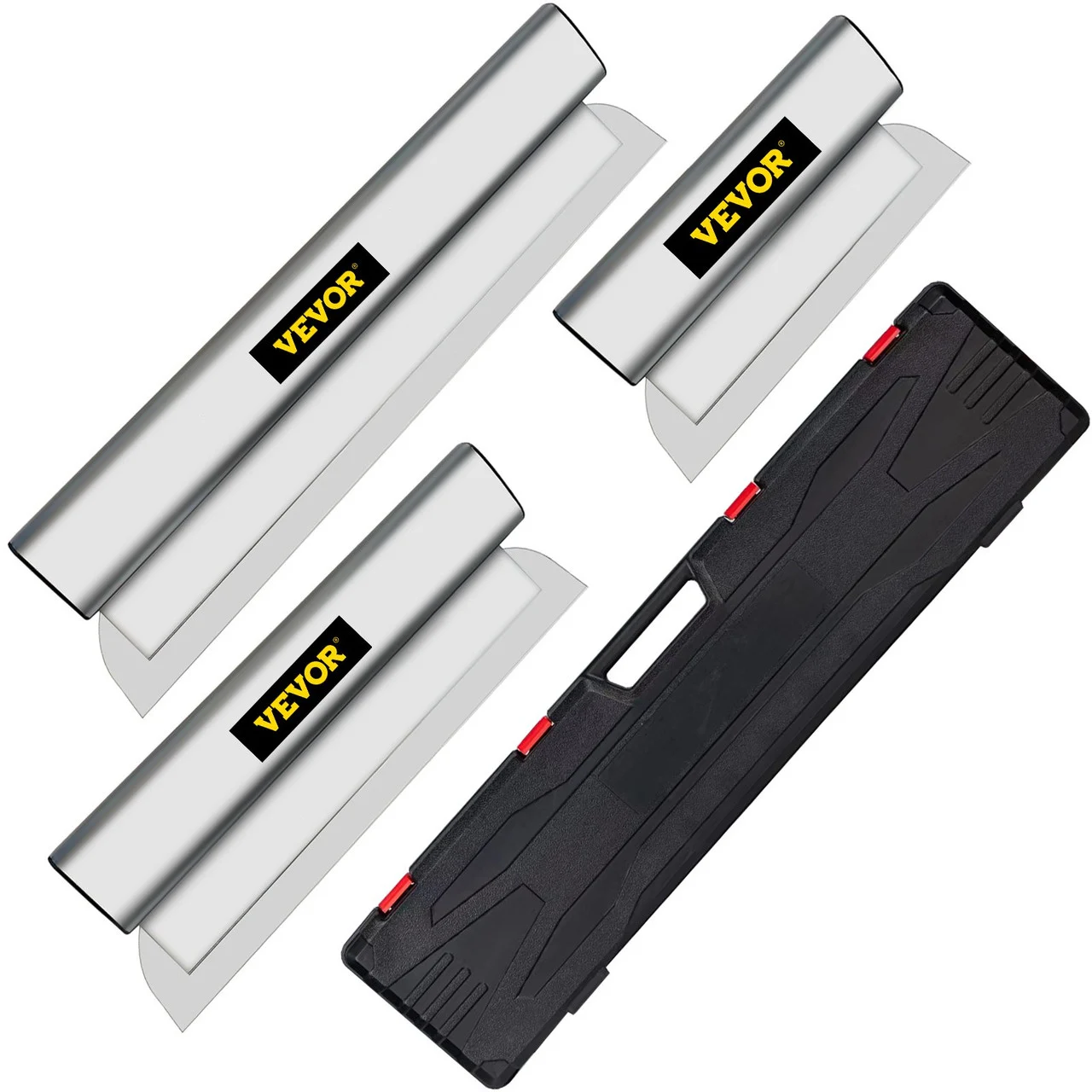 Drywall Skimming Blade Putty Knife Combo 10/16/24in Finishing Trowel Tool