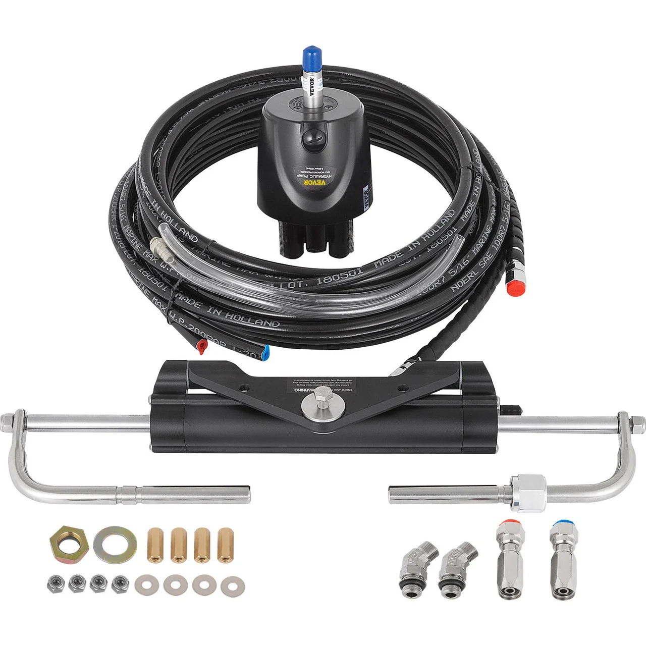 150HP Hydraulic Outboard Steering Kit Teleflex Marine S ystem