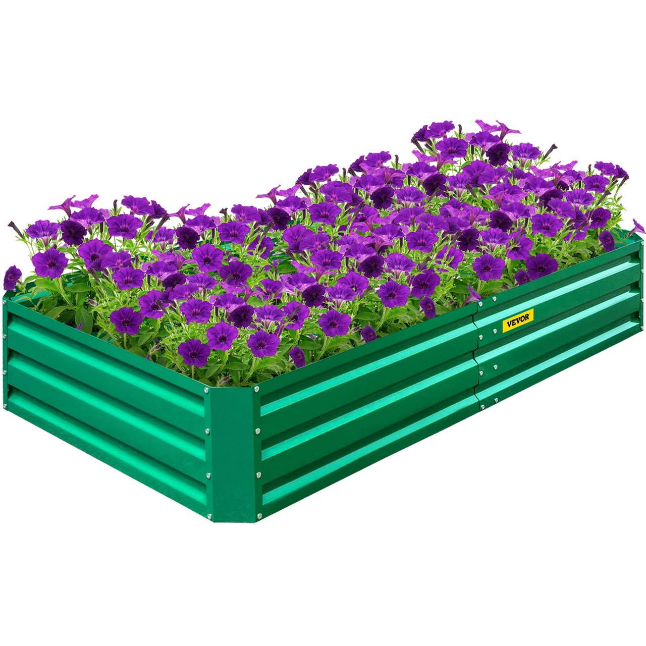 Galvanized Raised Garden Bed, 68" x 35.4" x 11.8" Metal Planter Box, Green Steel Plant Raised Garden Bed Kit, Planter Boxes Outdoor for Growing Vegetables,Flowers,Fruits,Herbs,and Succulents