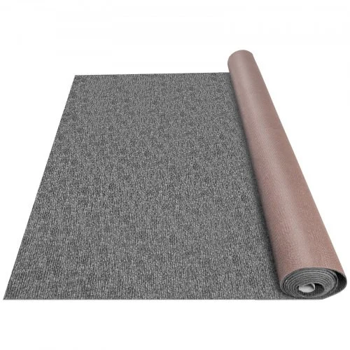 Gray Marine Carpet 6 ft x 36 ft, Boat Carpet Rugs, Indoor Outdoor Rugs for Patio Deck Anti-Slide TPR Water-Proof Back Outdoor Marine Carpeting Outdoor Carpet