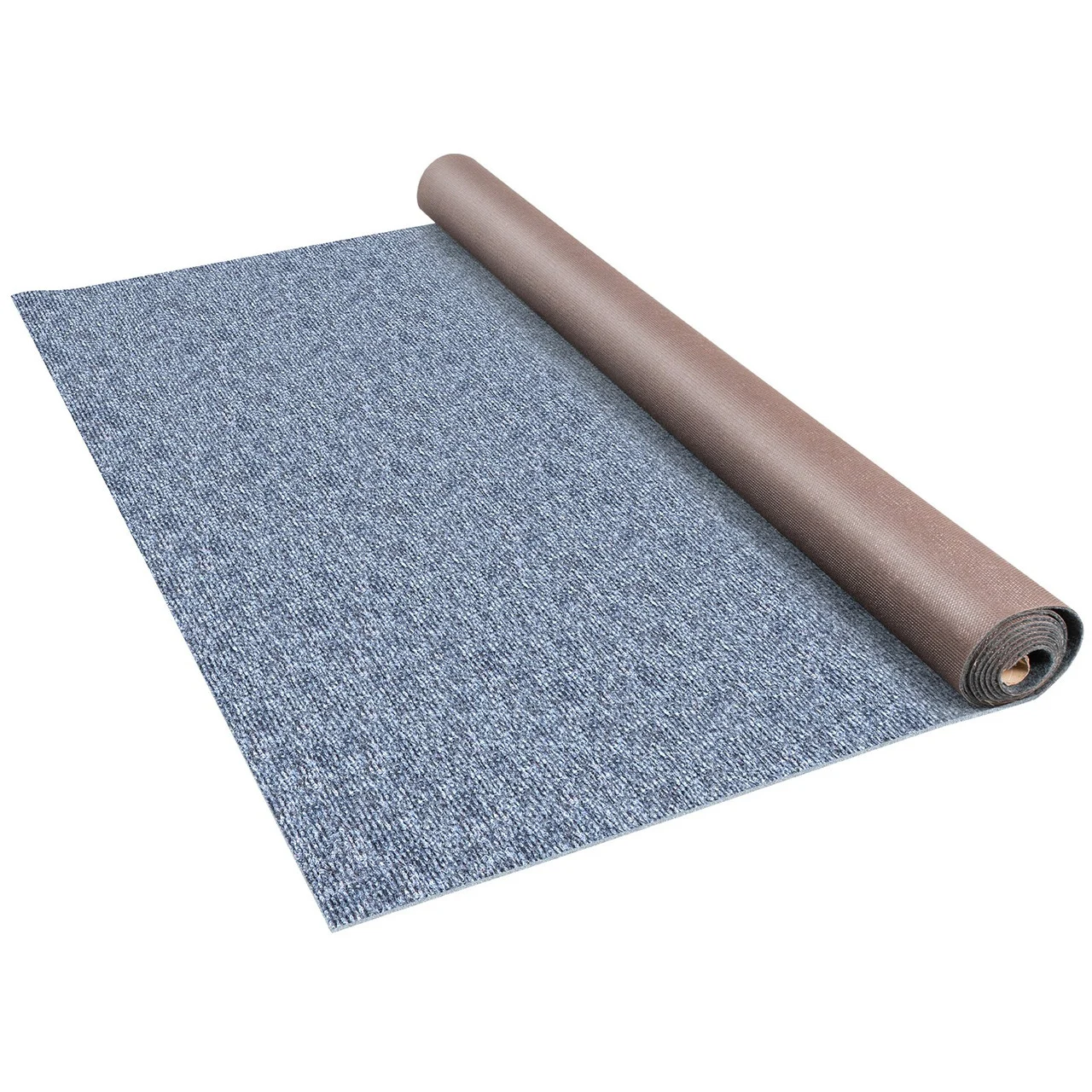 Gray Marine Carpet 6 ft x 23 ft Boat Carpet Rugs Indoor Outdoor Rugs for Patio Deck Anti-Slide TPR Water-Proof Back Cut Outdoor Marine Carpeting Easy Clean Outdoor Carpet Roll