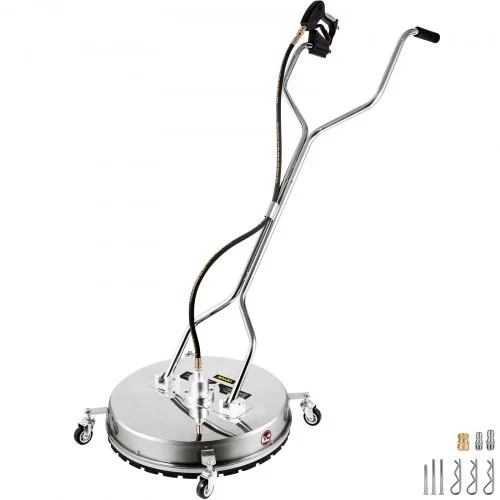 Flat Surface Cleaner Pressure Surface Washer 24'' Max.4000 PSI Dual Handle