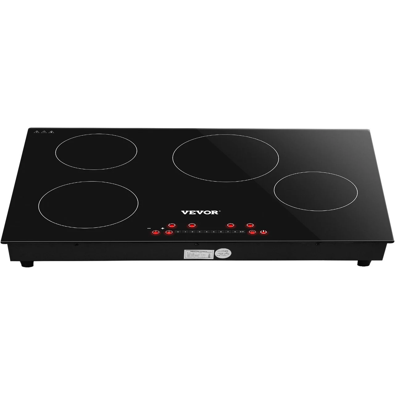 Built-in Induction Electric Stove Top 30 Inch,4 Burners Electric Cooktop,9 Power Levels & Sensor Touch Control,Easy to Clean Ceramic Glass Surface,Child Safety Lock,240V
