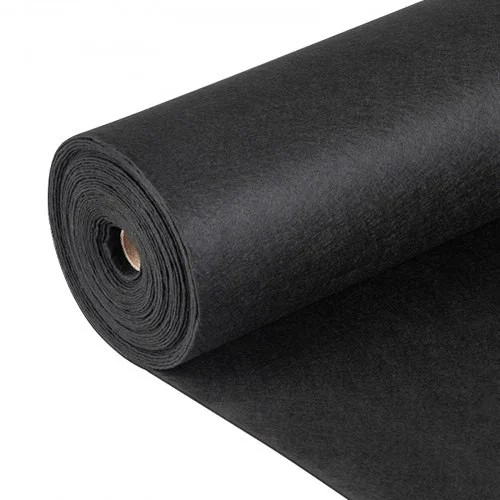 Garden Weed Barrier Fabric, 8OZ Heavy Duty Geotextile Landscape Fabric, 6ft x 50ft Non-Woven Weed Block Gardening Mat for Ground Cover, Weed Control Cloth, Landscaping, Underlayment, Black