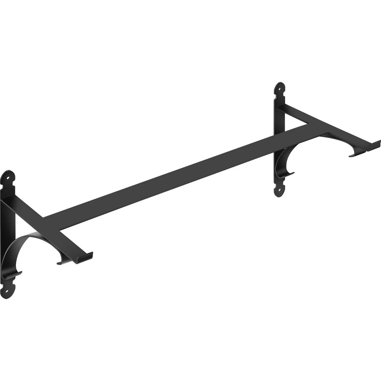 Window Box Brackets 88lbs Planter Box Brackets 24 x 10.5 x 10 in Black Planter Mounting Bracket Iron Material Black Window Box Hanger Bracket for Flower Box Durable Window Box Holder