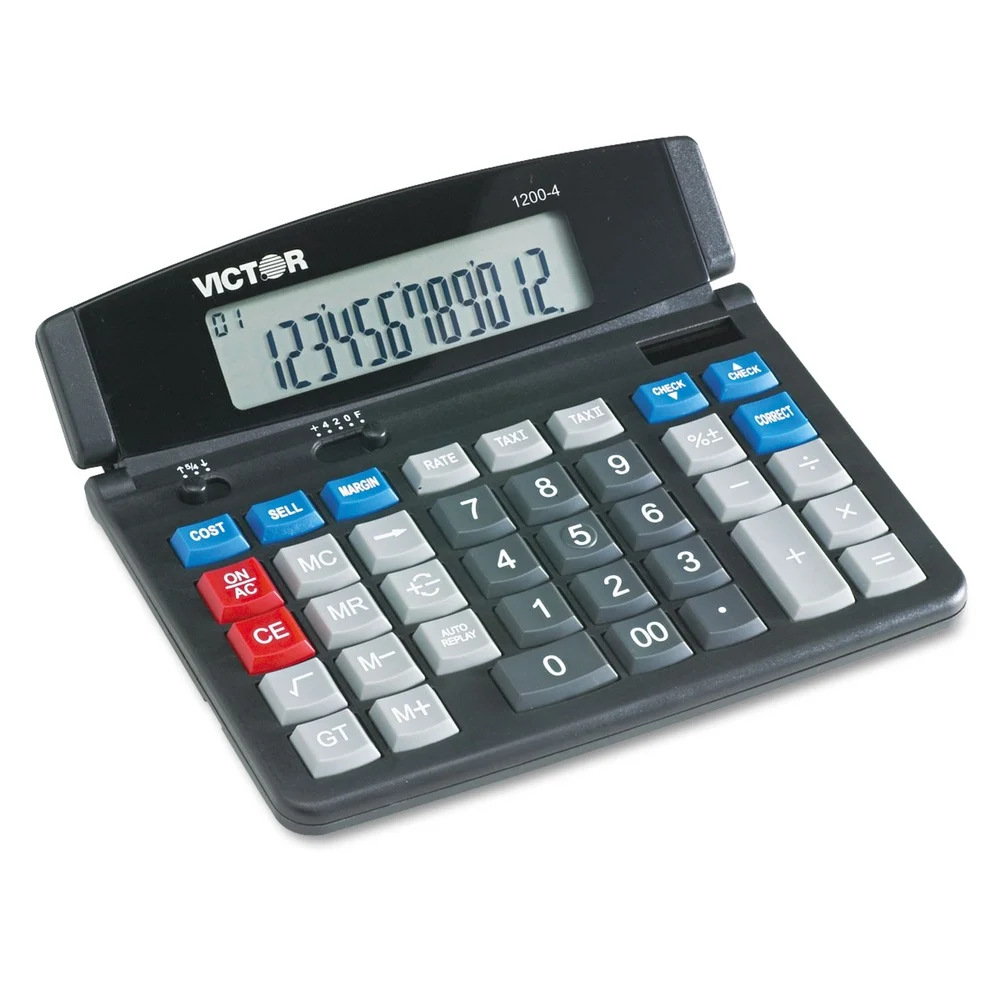 Victor 12-Digit LCD Business Desktop Calculator